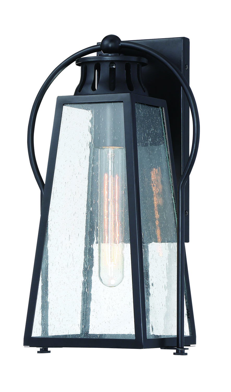 Minka-Lavery Lighting 72703-66A Halder Bridge One Light Outdoor Wall Mount Outdoor Black