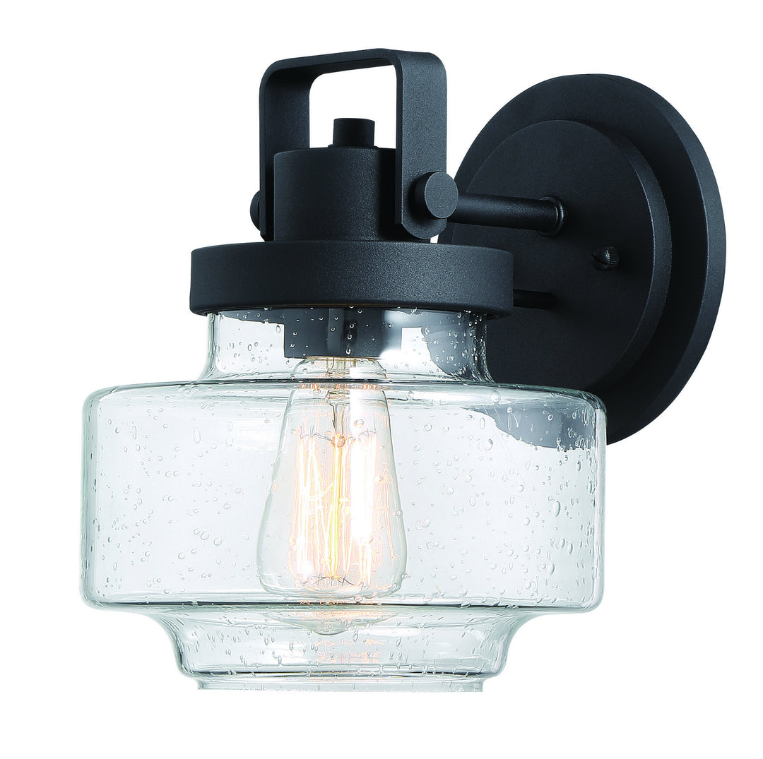 Minka-Lavery Lighting 72772-66 Rosecrans One Light Outddor Wall Mount Outdoor Black