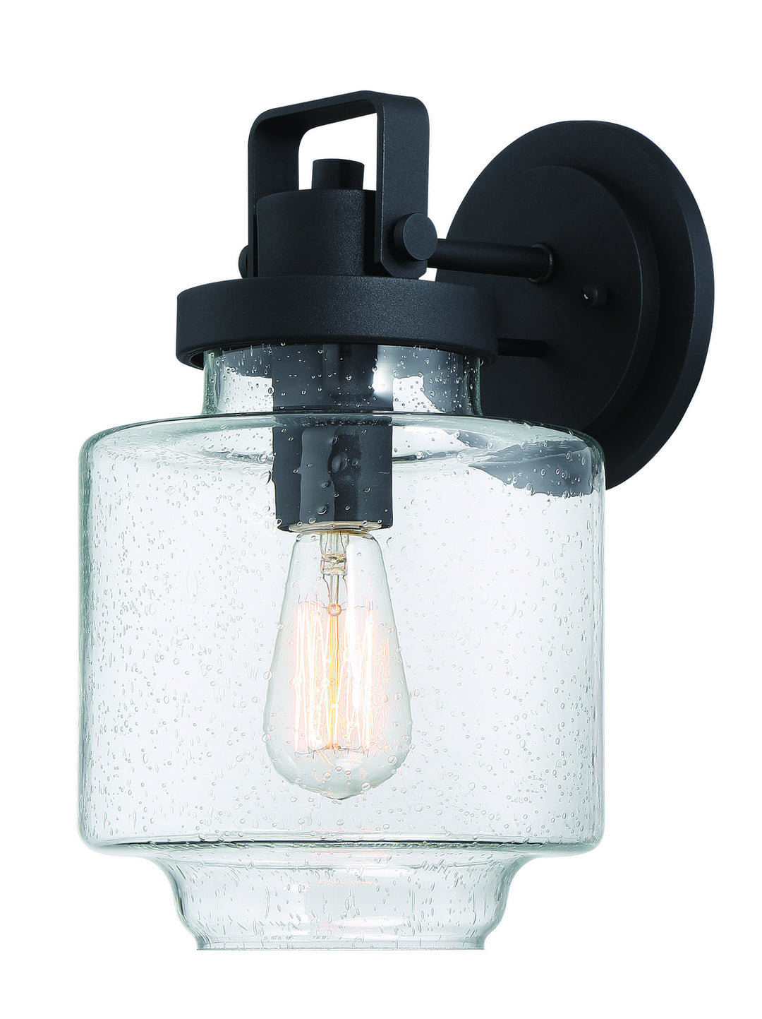 Minka-Lavery Lighting 72773-66 Rosecrans One Light Outdoor Wall Mount Outdoor Black