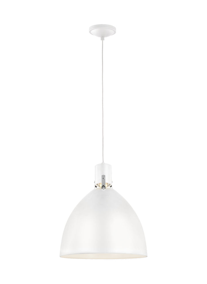 Visual Comfort Studio Brynne P1443FWH-L1 Pendant Light - Flat White