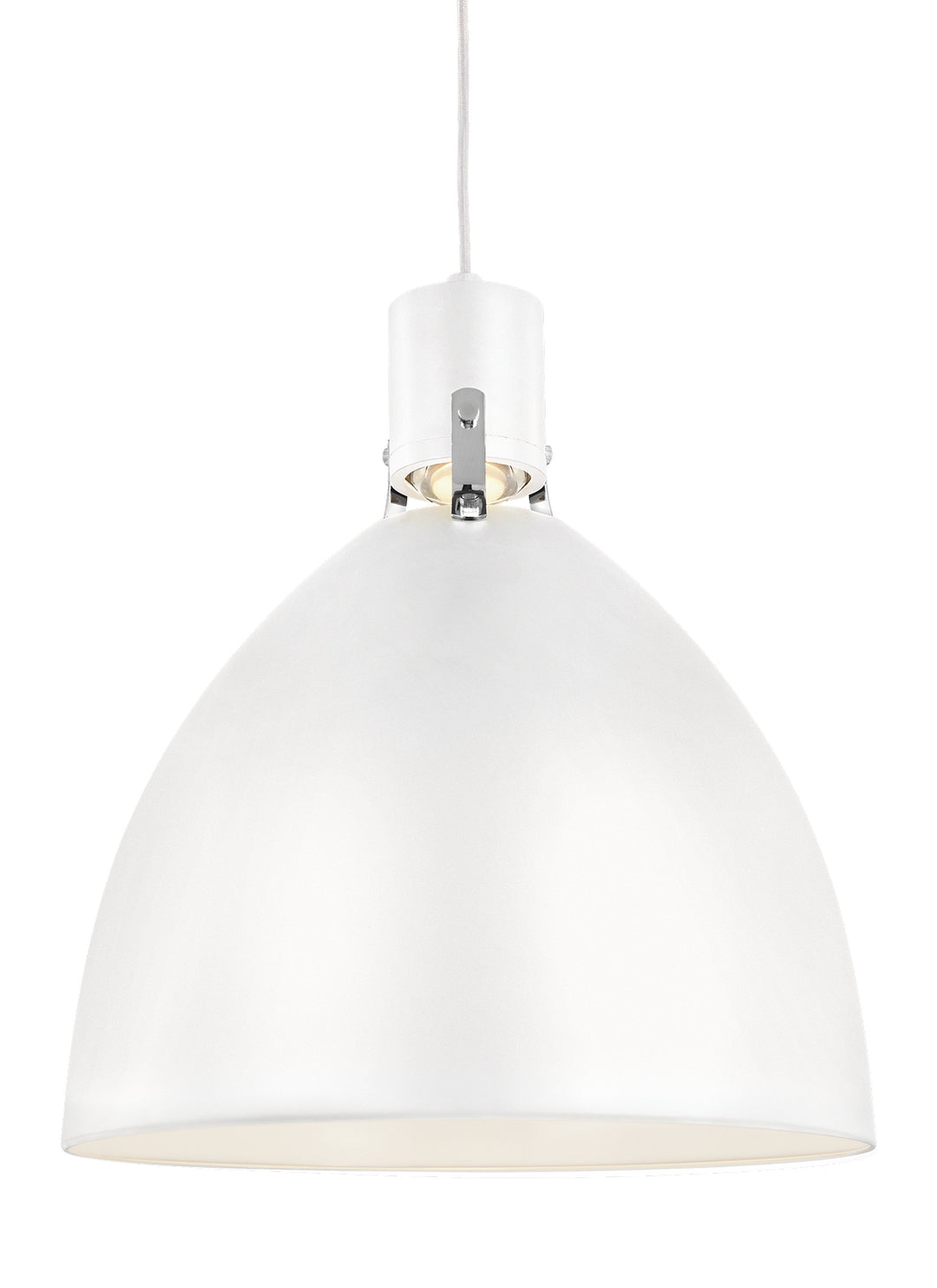 Visual Comfort Studio Brynne P1443FWH-L1 Pendant Light - Flat White