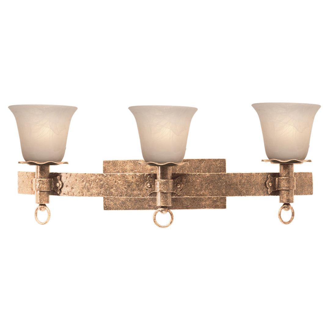 Kalco Americana 4203MG/1219 Bath Vanity Light 27 in. wide - Modern Gold