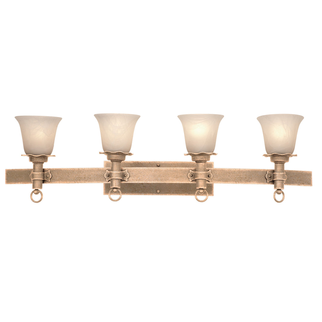 Kalco Americana 4204MG/1219 Bath Vanity Light 41 in. wide - Modern Gold