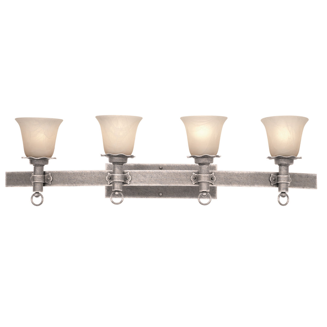 Kalco Americana 4204PS/1219 Bath Vanity Light 41 in. wide - Pearl Silver