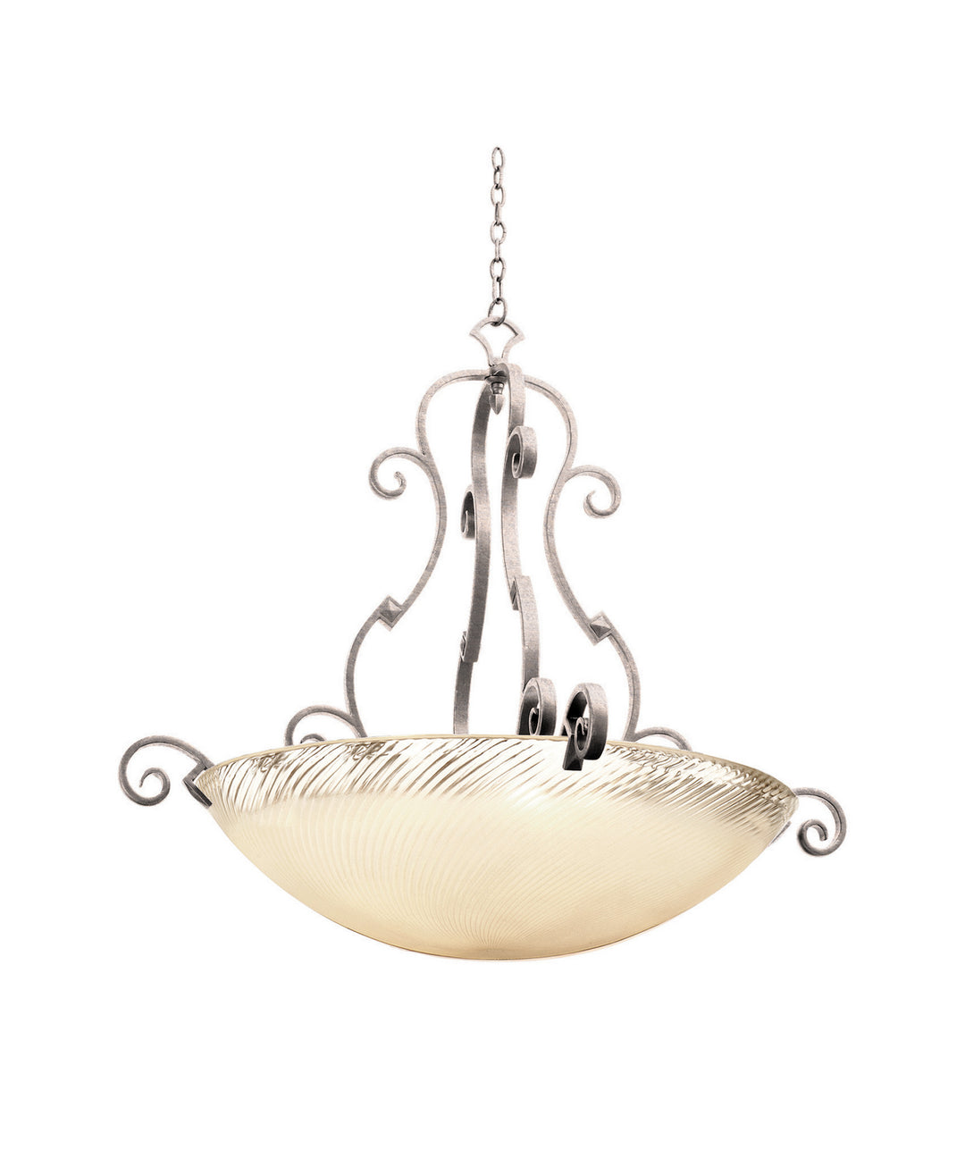 Kalco Ibiza 4243PS/ANTQ Pendant Light - Pearl Silver