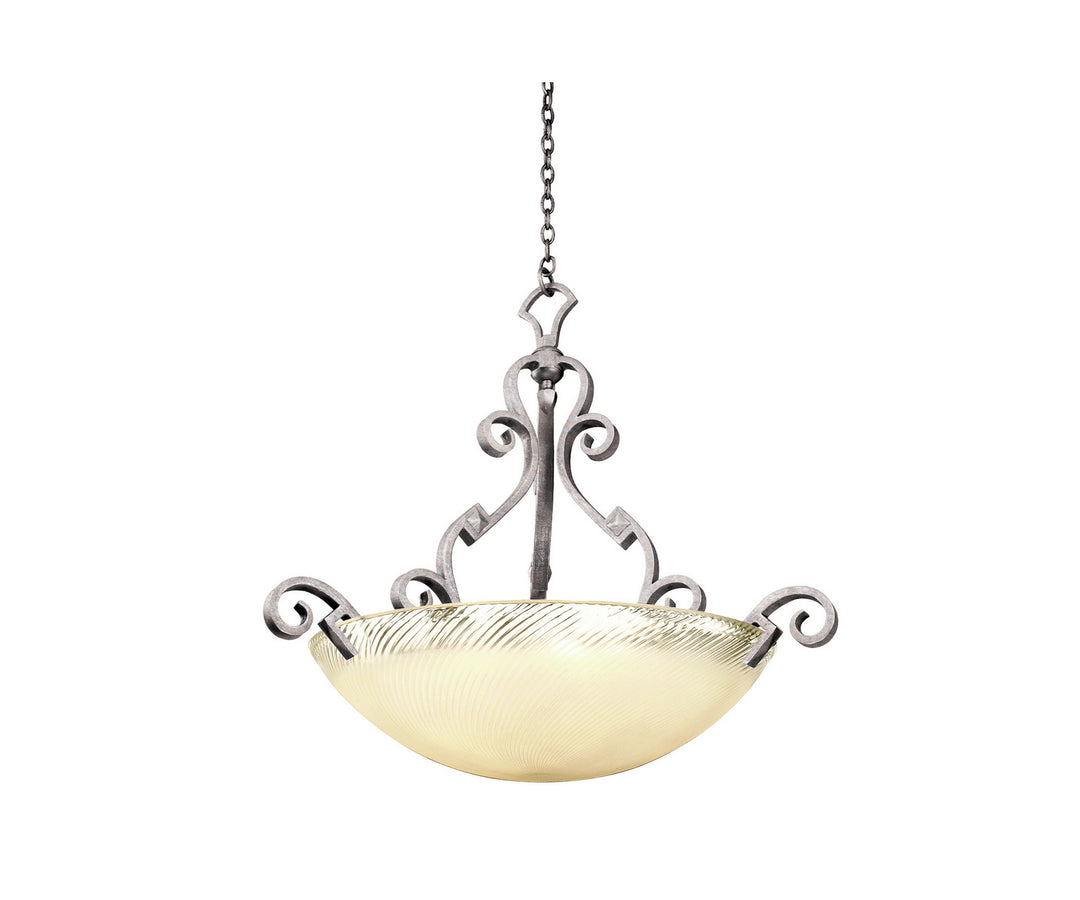 Kalco Ibiza 4267PS/ANTQ Pendant Light - Pearl Silver