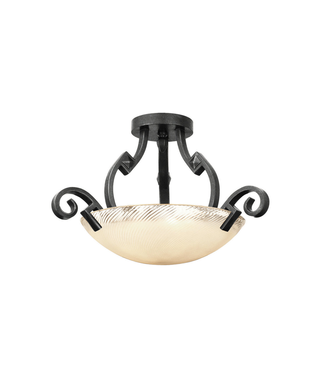 Kalco Ibiza 4269TO/ANTQ Ceiling Light - Tortoise Shell