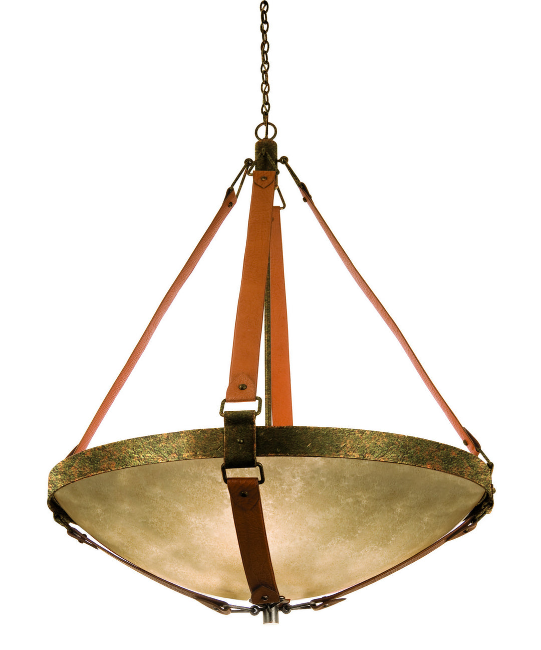 Kalco Rodeo Drive 4636AC/ECRU Pendant Light - Antique Copper