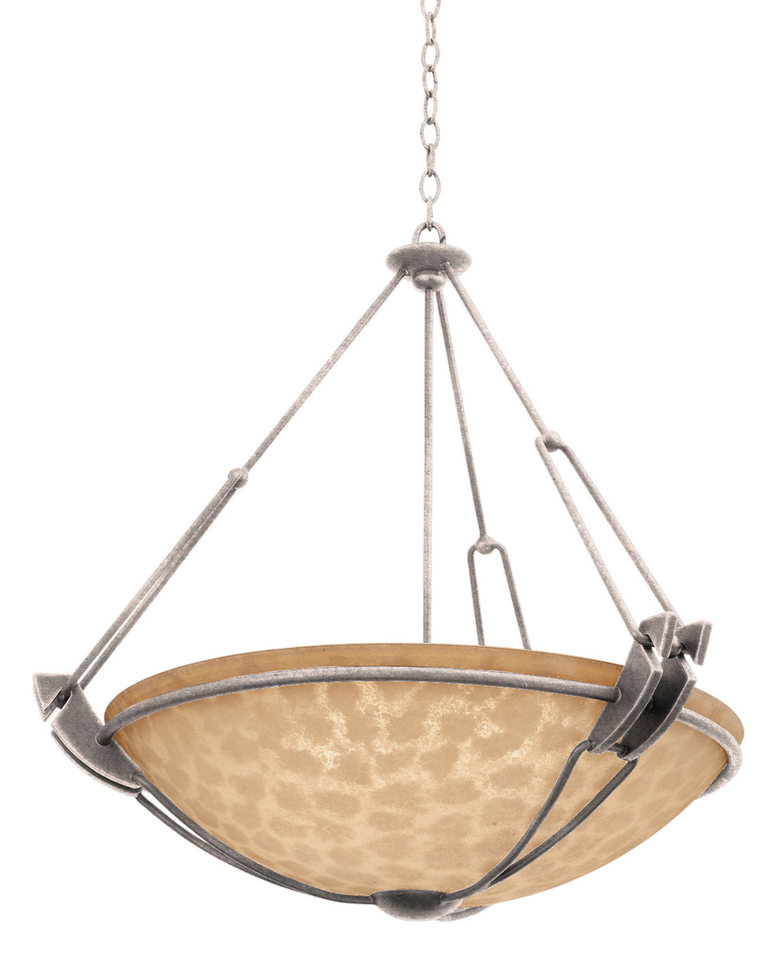 Kalco Grande 4845PS/ECRU Pendant Light - Pearl Silver