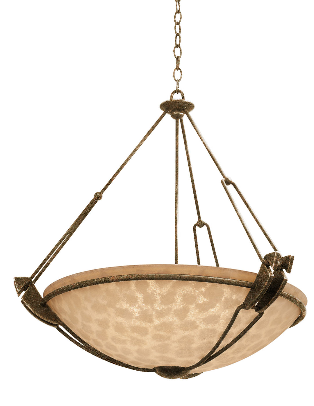 Kalco Grande 4847AC/ECRU Pendant Light - Antique Copper