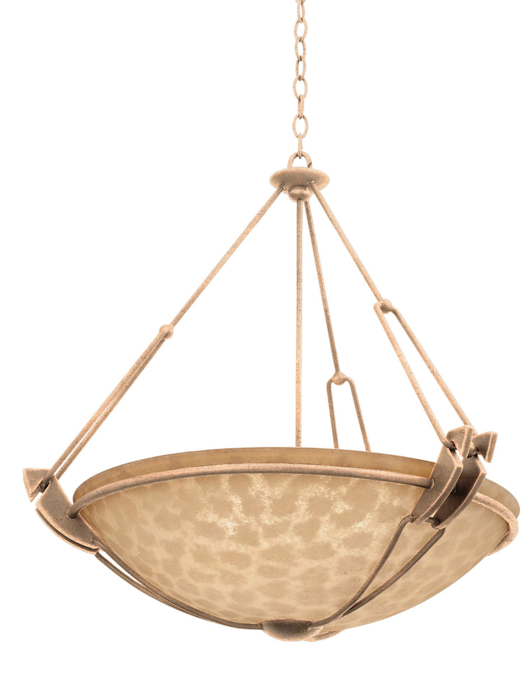 Kalco Grande 4847MG/ECRU Pendant Light - Modern Gold