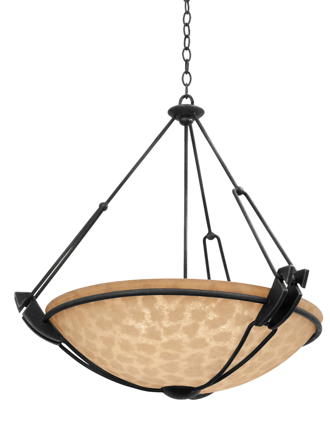 Kalco Grande 4847TO/ECRU Pendant Light - Tortoise Shell