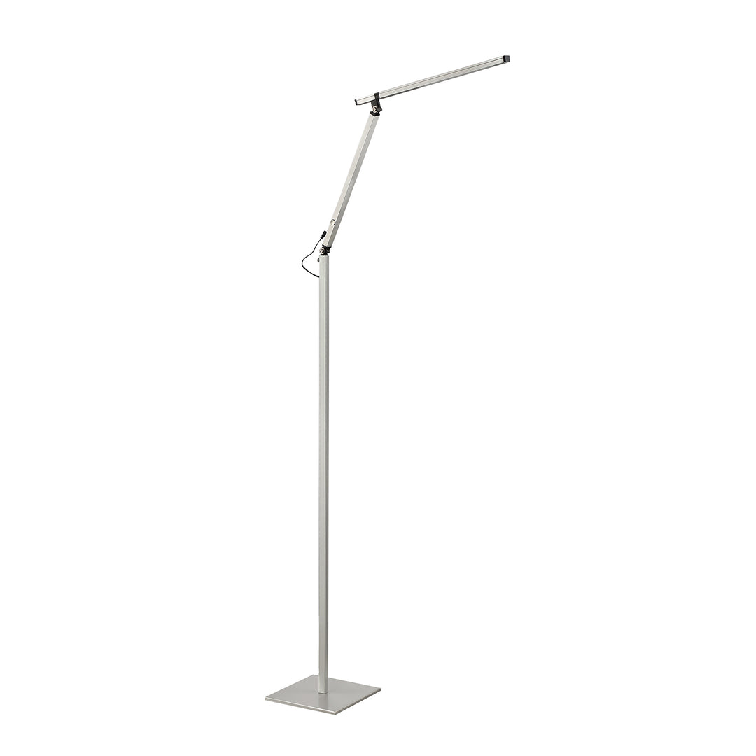 Kendal Lighting FL5003-BAL Pazz Led Floor Lamp Lamp Pewter, Nickel, Silver