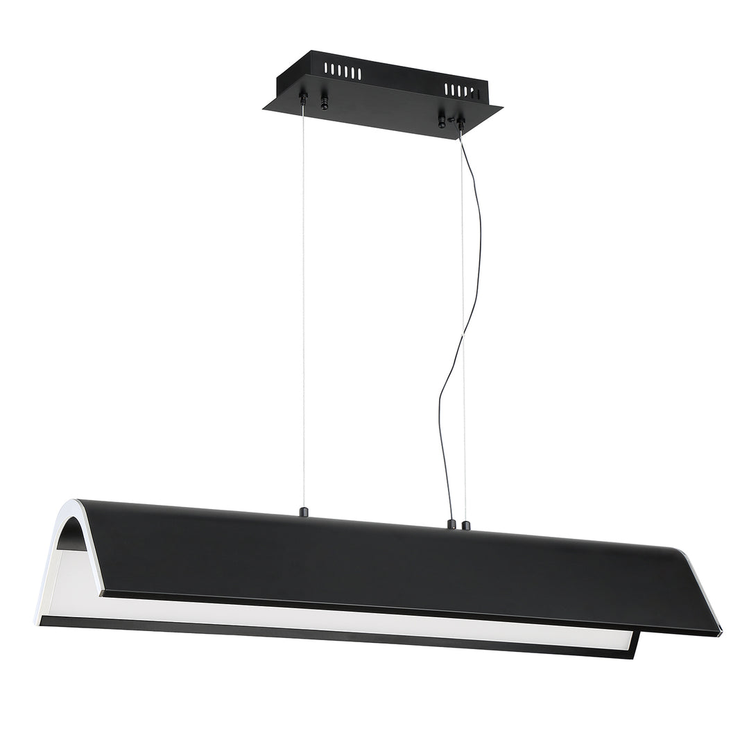 Kendal Ultimor PF9636-BLK/CH Pendant Light - Black & Chrome