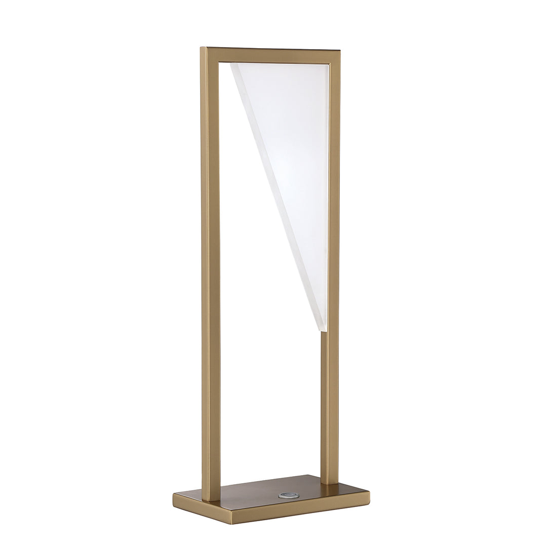 Kendal Lighting PTL5008-OCB Voxx Led Table Lamp Lamp Brass
