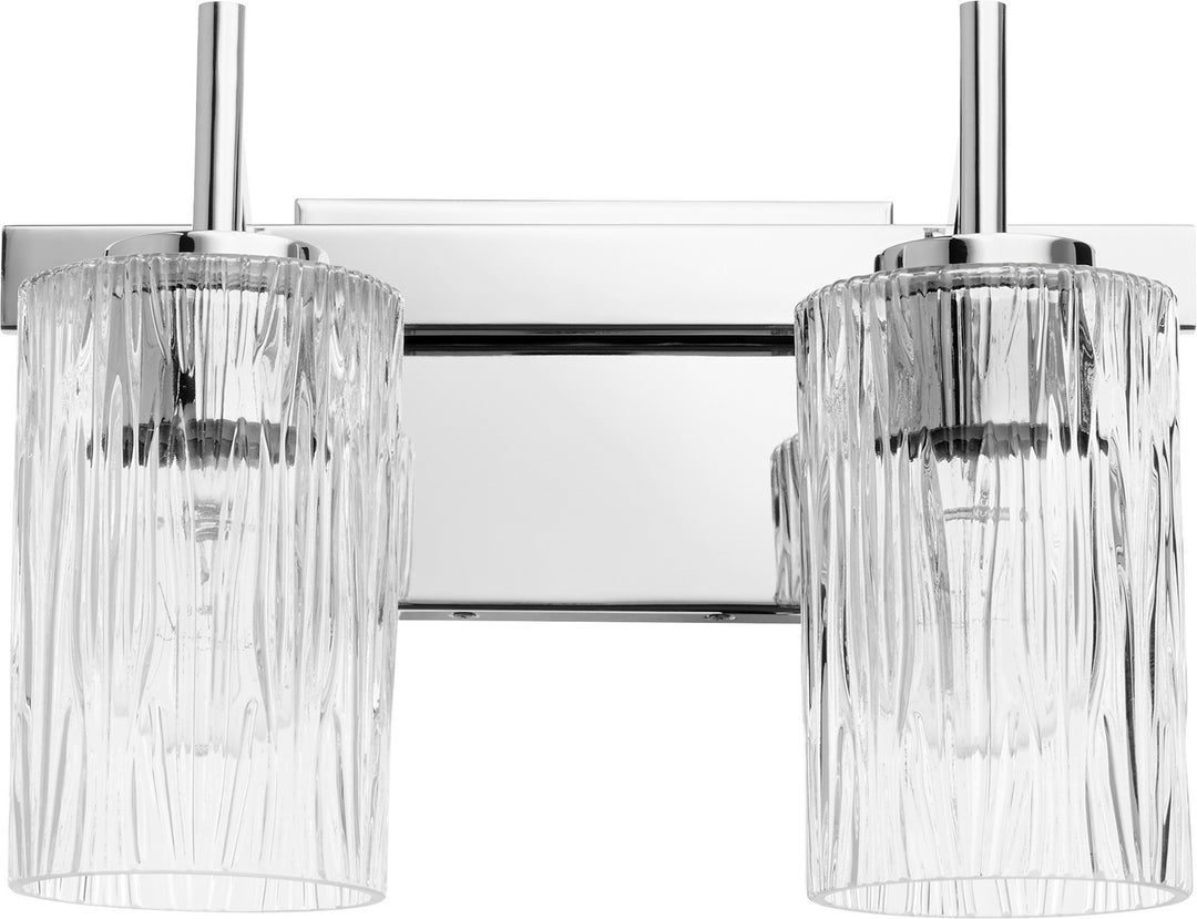 Quorum 520 Series 520-2-14 Bath Vanity Light 13 in. wide - Chrome