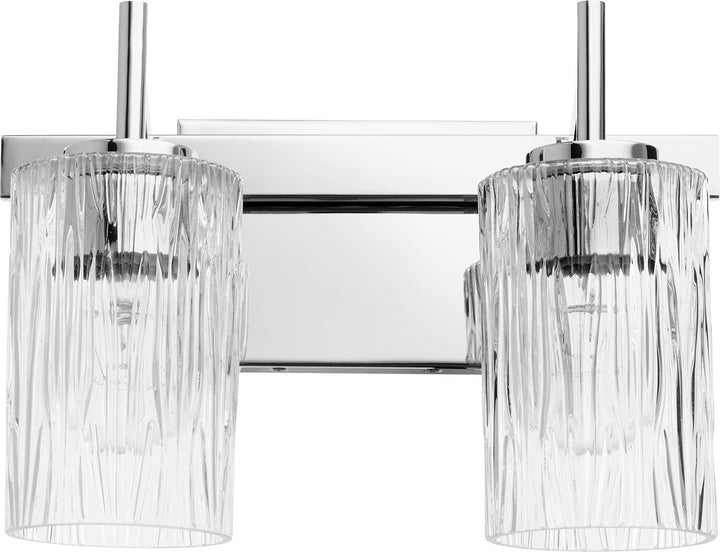 Quorum 520 Series 520-2-14 Bath Vanity Light 13 in. wide - Chrome