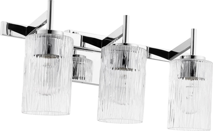 Quorum 520 Series 520-3-14 Bath Vanity Light 21 in. wide - Chrome