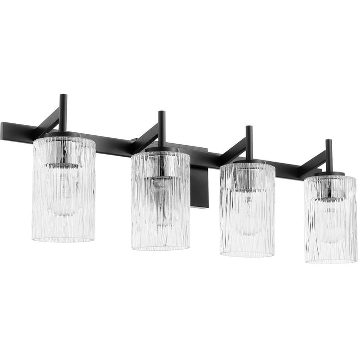 Quorum 520 Series 520-4-69 Bath Vanity Light 29 in. wide - Textured Black