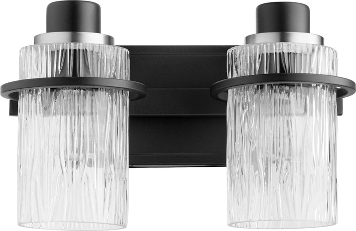 Quorum Lazo 527-2-69 Bath Vanity Light 13 in. wide - Textured Black
