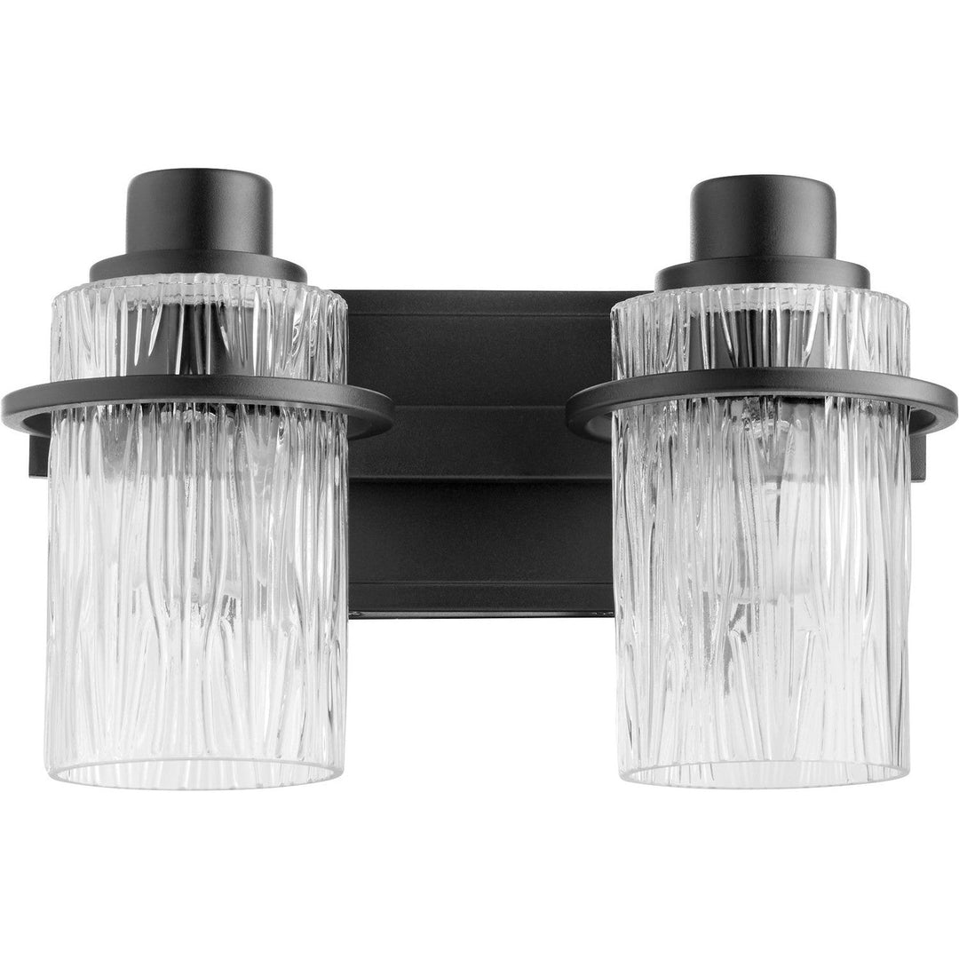 Quorum Lazo 527-2-69 Bath Vanity Light 13 in. wide - Textured Black