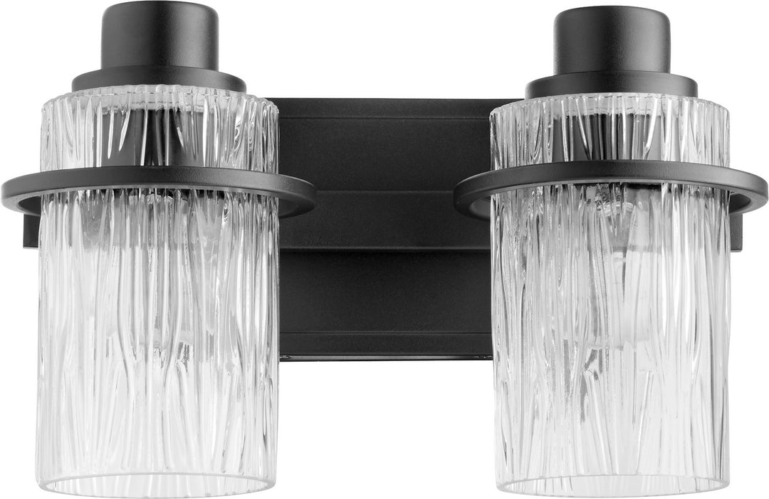 Quorum Lazo 527-2-69 Bath Vanity Light 13 in. wide - Textured Black