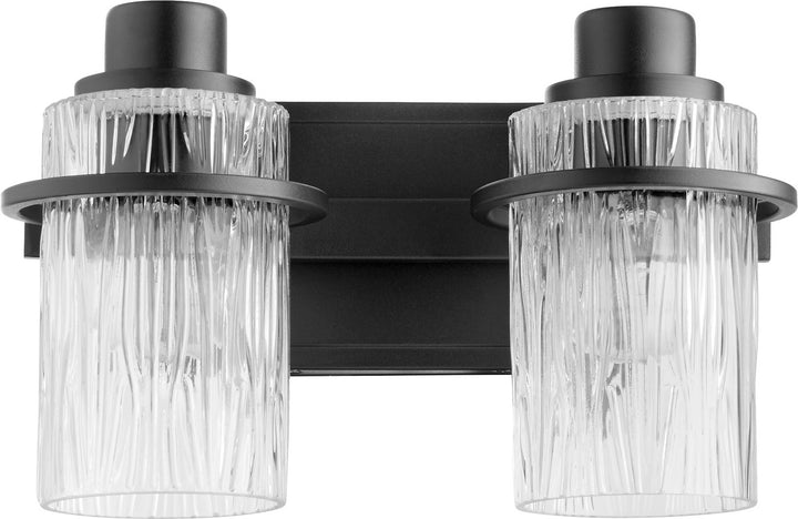Quorum Lazo 527-2-69 Bath Vanity Light 13 in. wide - Textured Black