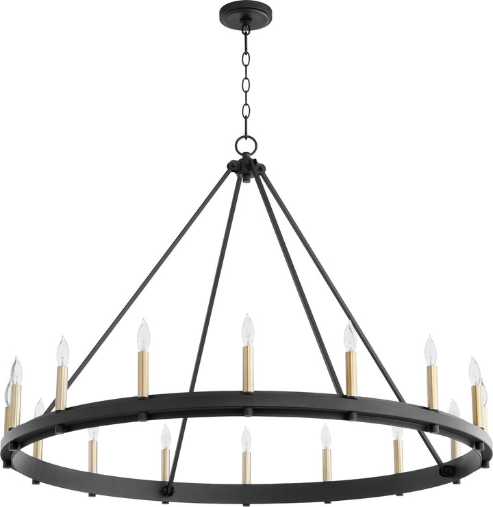 Quorum Aura 611-16-69 Chandelier Light - Textured Black