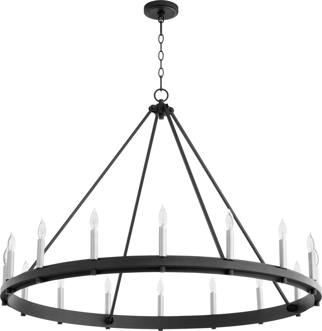 Quorum Aura 611-16-69 Chandelier Light - Textured Black