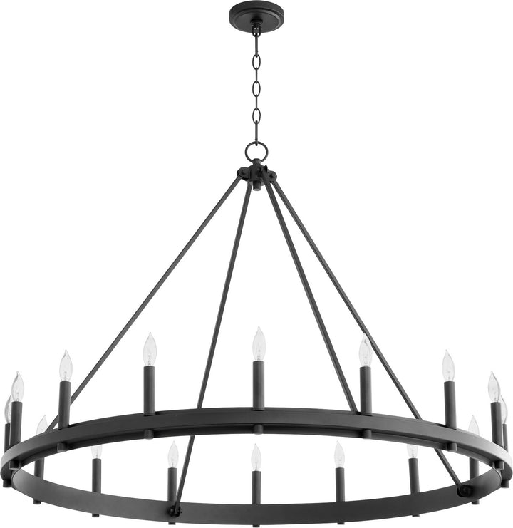 Quorum Aura 611-16-69 Chandelier Light - Textured Black