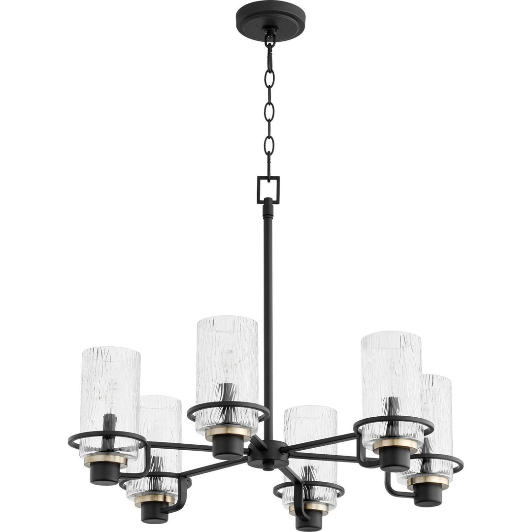 Quorum Lazo 627-6-69 Chandelier Light - Textured Black
