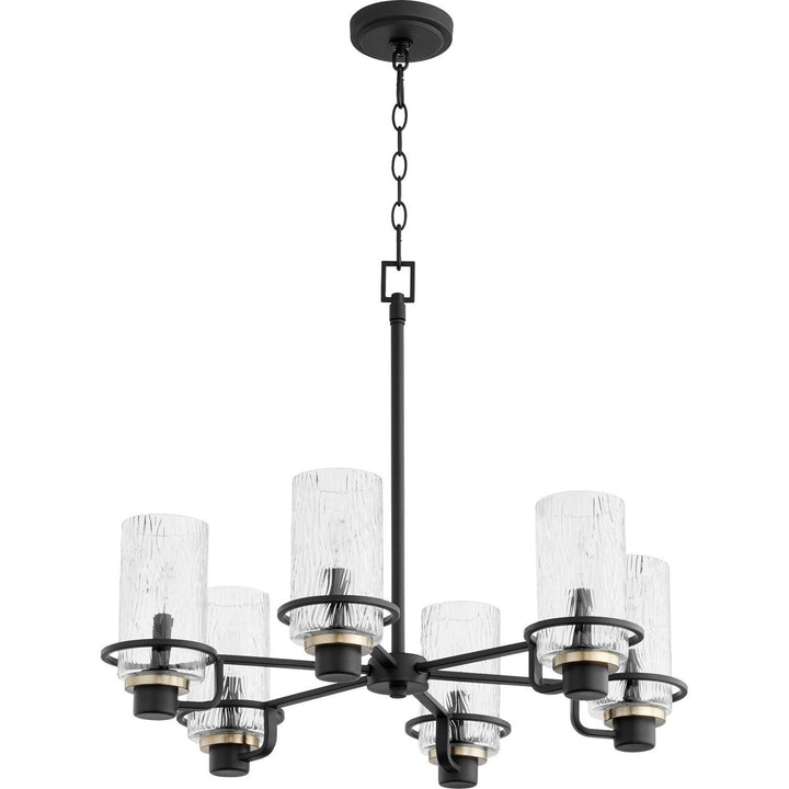 Quorum Lazo 627-6-69 Chandelier Light - Textured Black