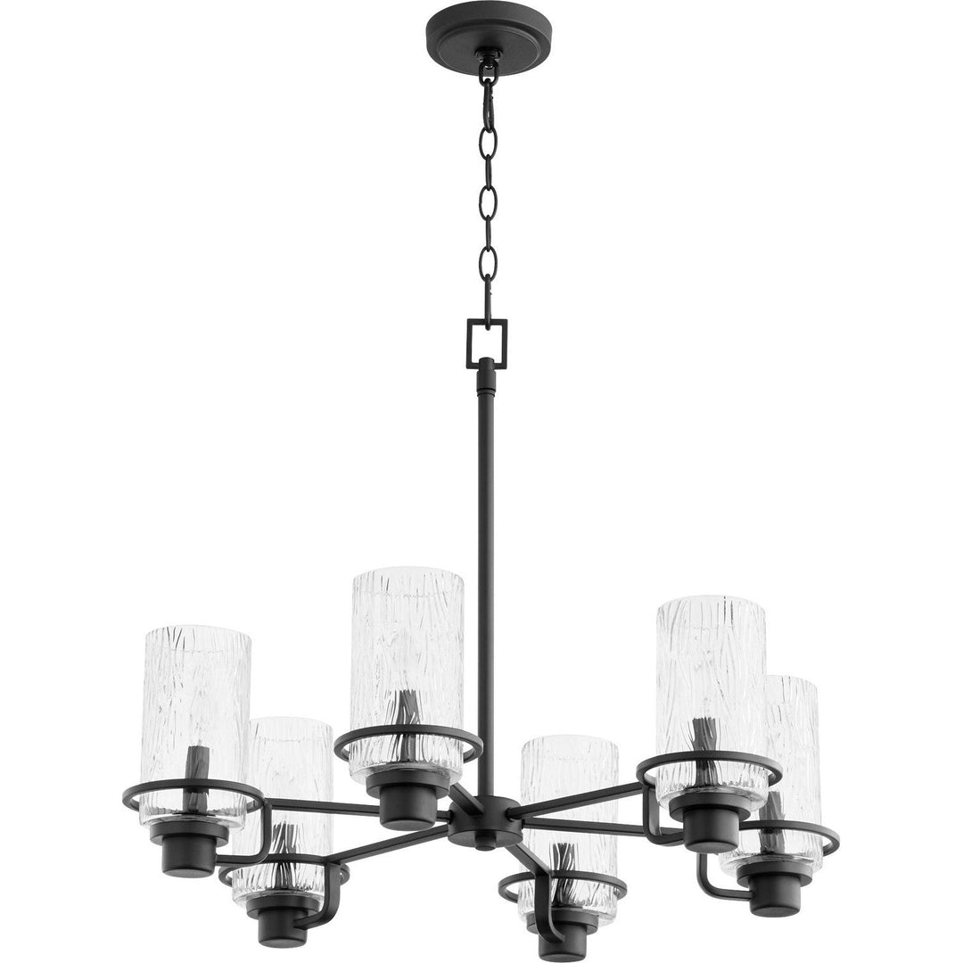 Quorum Lazo 627-6-69 Chandelier Light - Textured Black