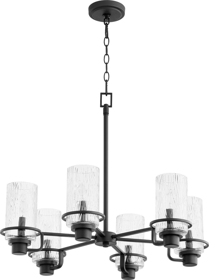 Quorum Lazo 627-6-69 Chandelier Light - Textured Black