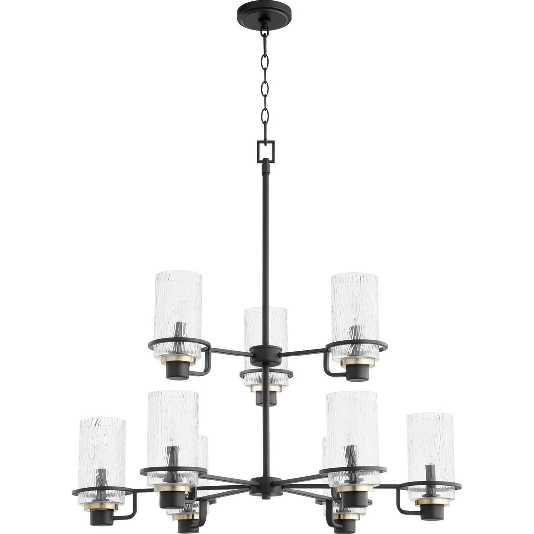 Quorum Lazo 627-9-69 Chandelier Light - Textured Black