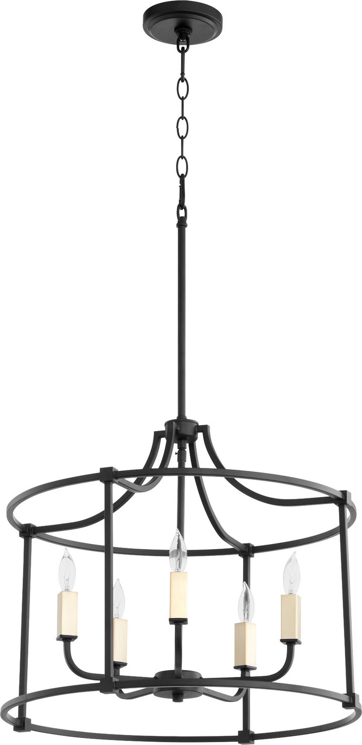 Quorum Olympus 646-5-69 Chandelier Light - Textured Black