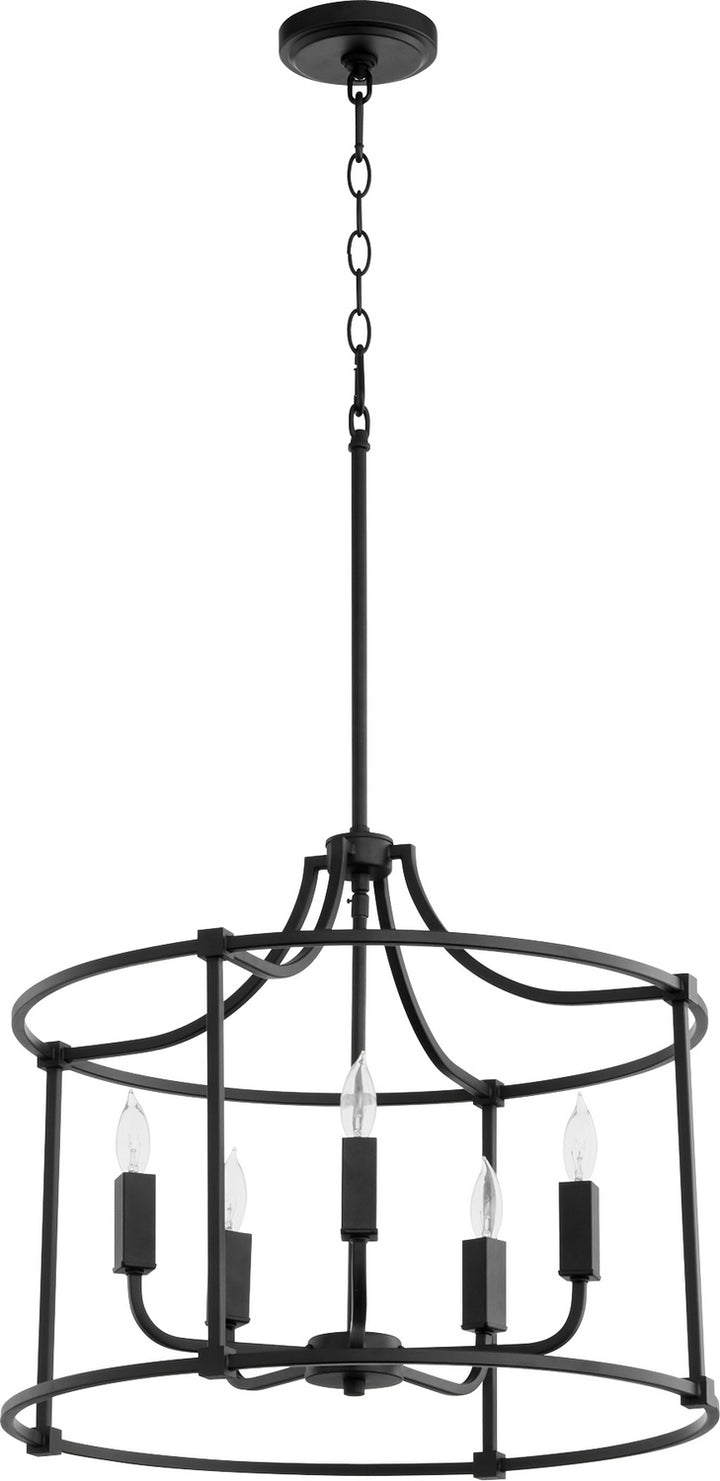 Quorum Olympus 646-5-69 Chandelier Light - Textured Black