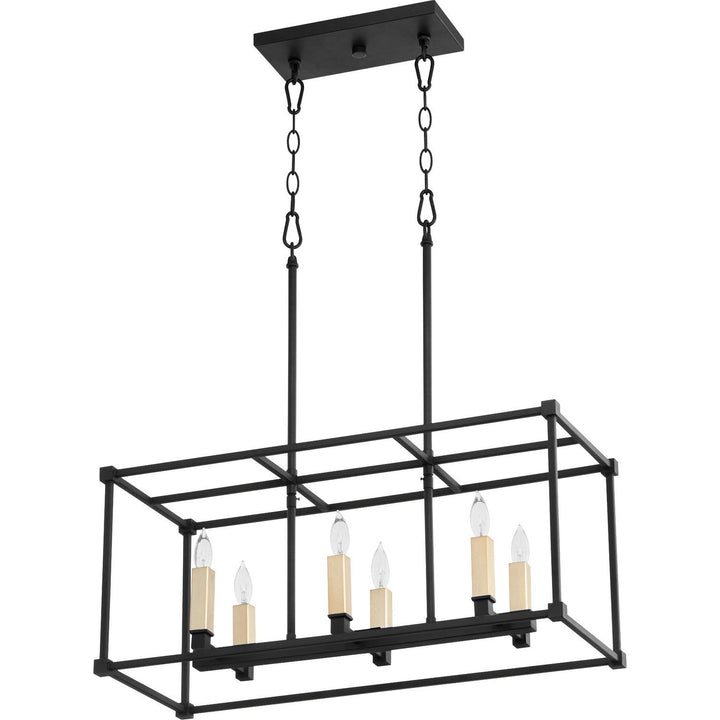 Quorum Olympus 656-6-69 Pendant Light - Textured Black