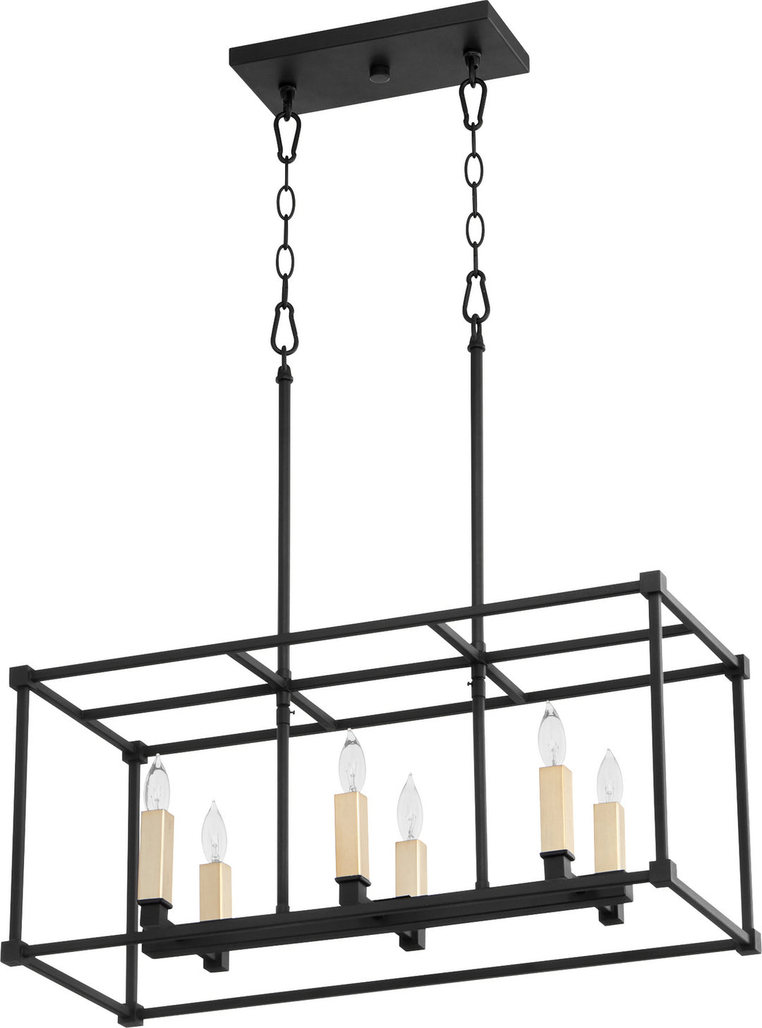 Quorum Olympus 656-6-69 Pendant Light - Textured Black