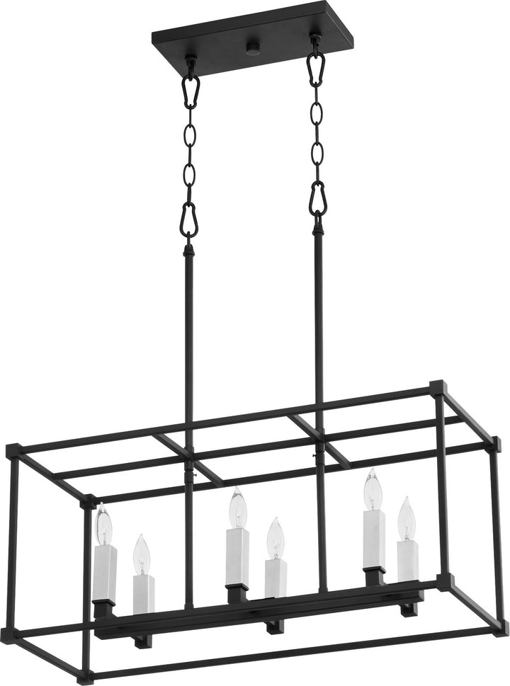 Quorum Olympus 656-6-69 Pendant Light - Textured Black