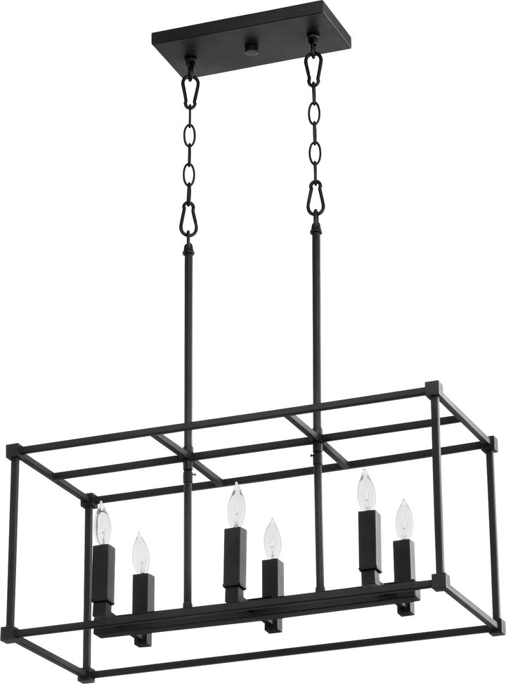 Quorum Olympus 656-6-69 Pendant Light - Textured Black