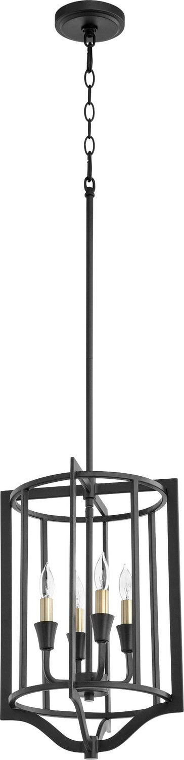 Quorum Marquee 6814-4-69 Pendant Light - Textured Black