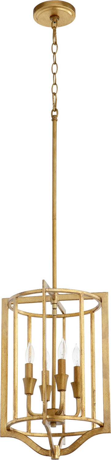 Quorum Marquee 6814-4-74 Pendant Light - Gold Leaf