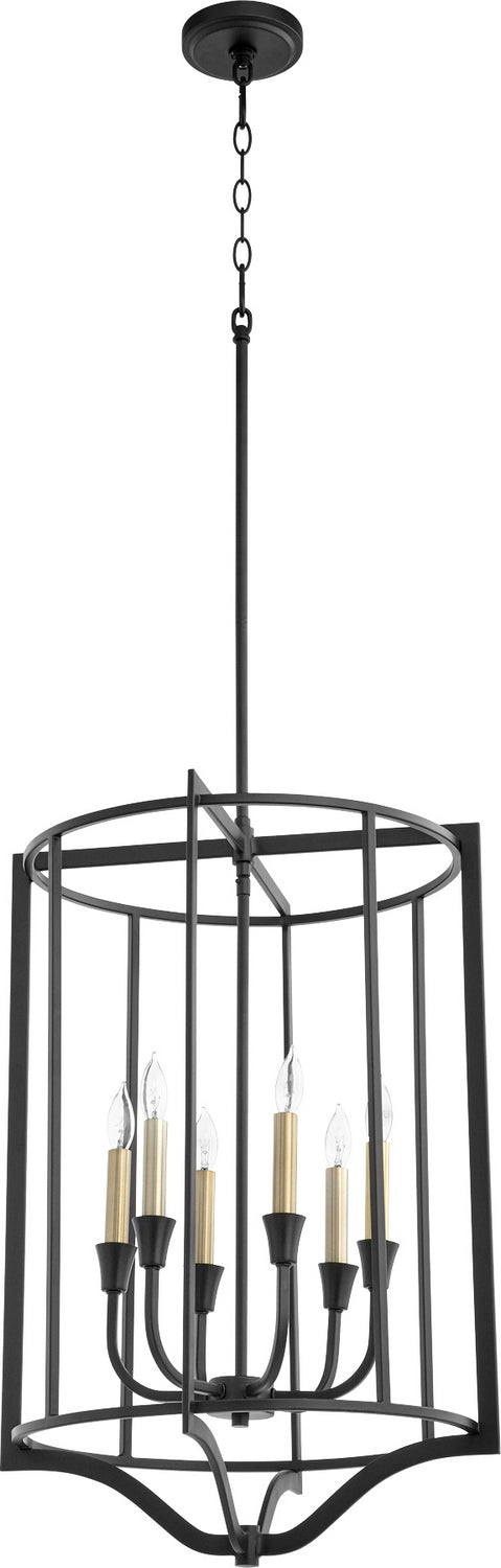 Quorum Marquee 6814-6-69 Pendant Light - Textured Black