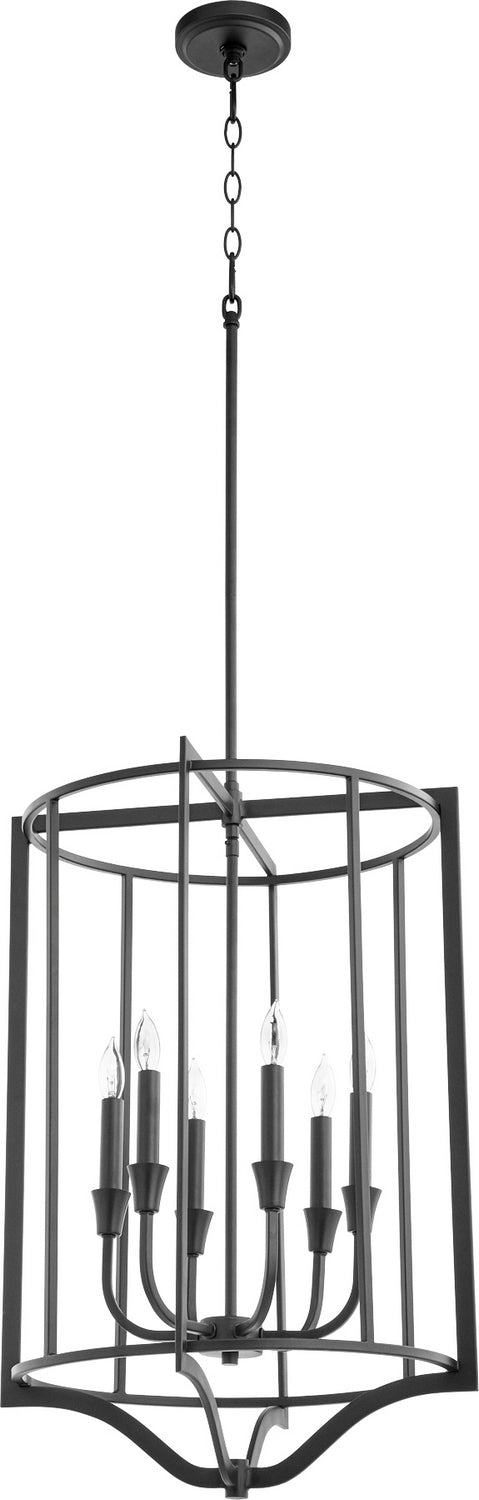 Quorum Marquee 6814-6-69 Pendant Light - Textured Black