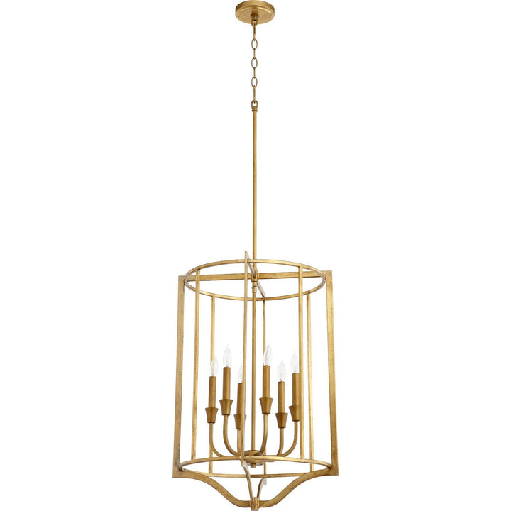 Quorum Marquee 6814-6-74 Pendant Light - Gold Leaf