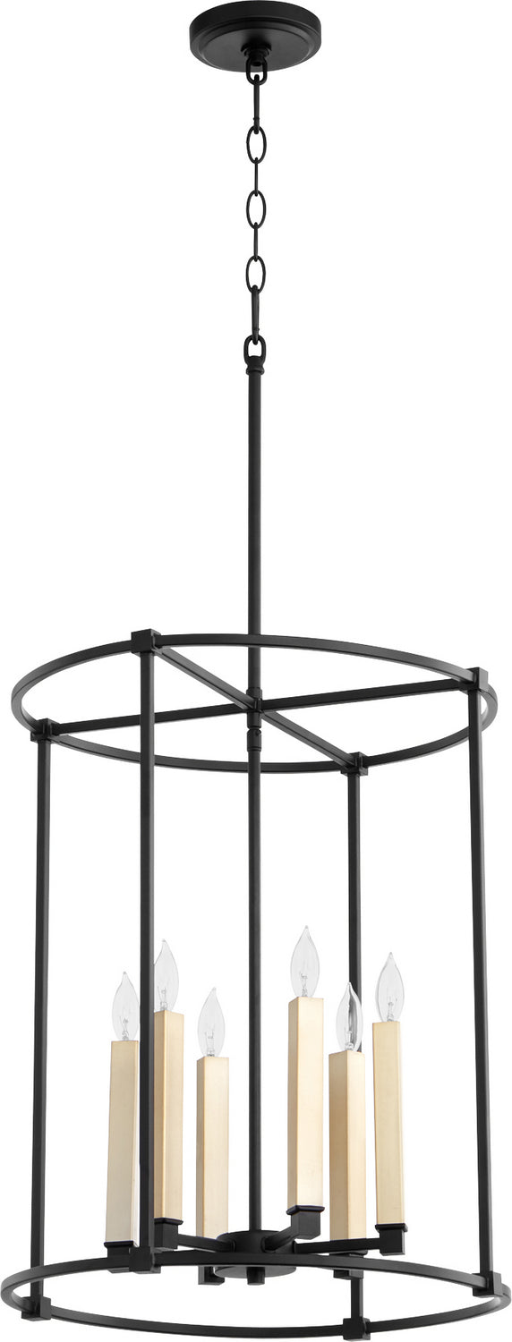 Quorum Olympus 686-6-69 Pendant Light - Textured Black