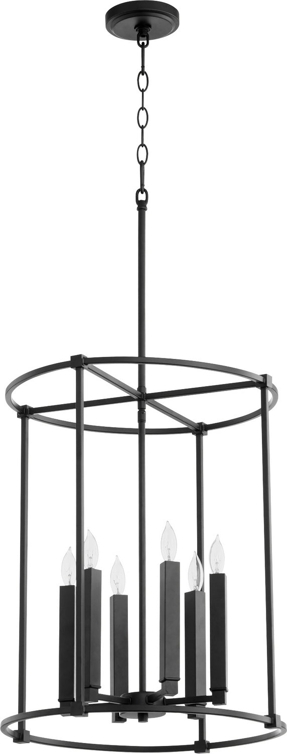Quorum Olympus 686-6-69 Pendant Light - Textured Black