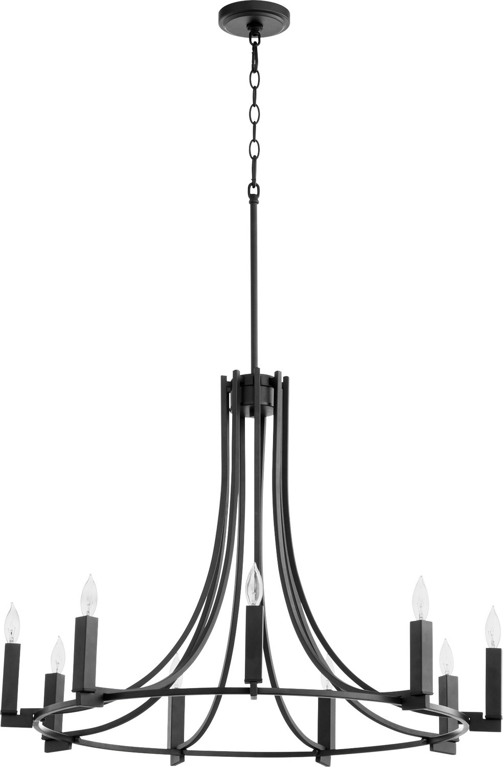 Quorum Olympus 696-9-69 Chandelier Light - Textured Black