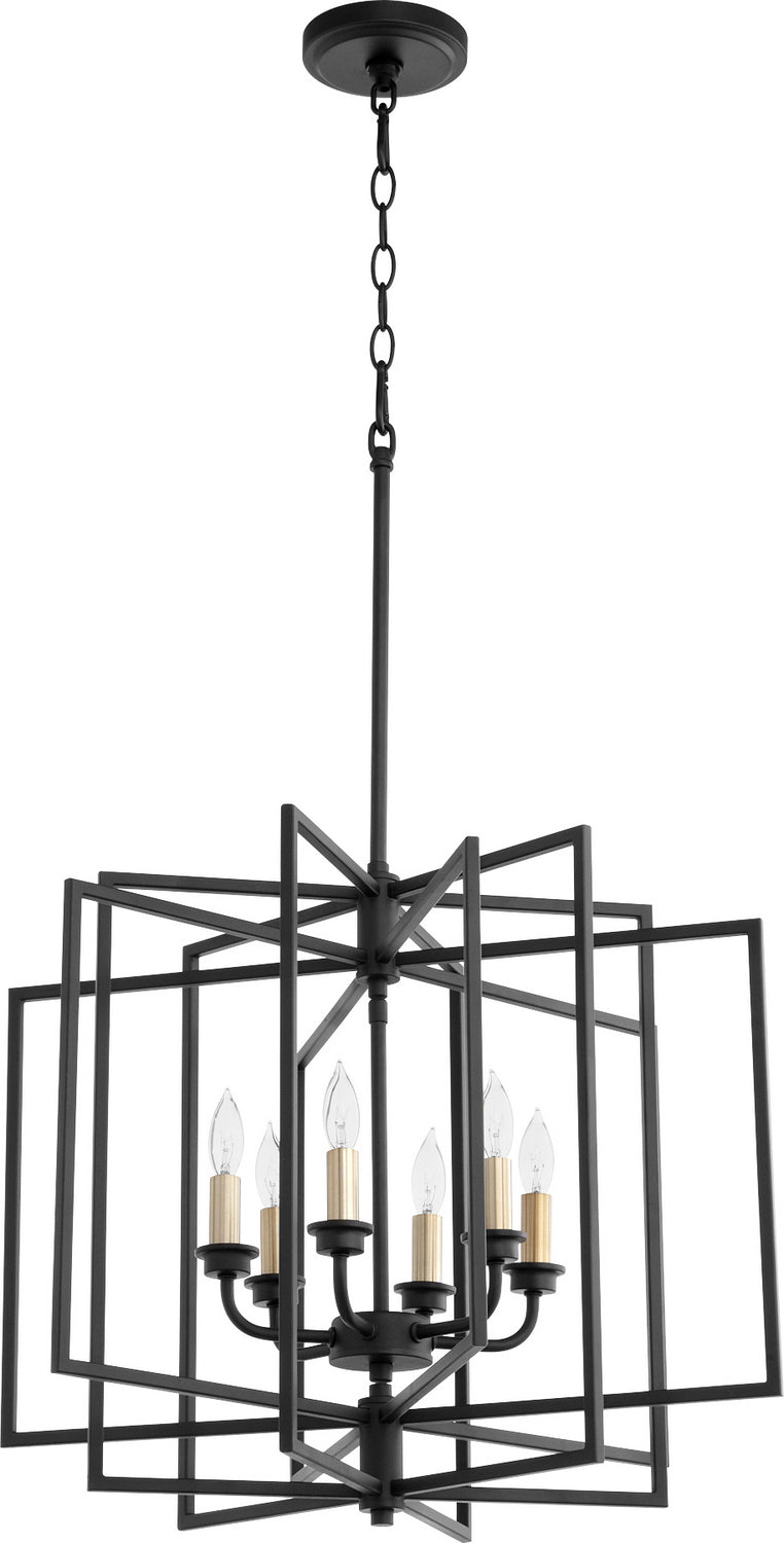 Quorum Hammond 888-6-69 Chandelier Light - Textured Black